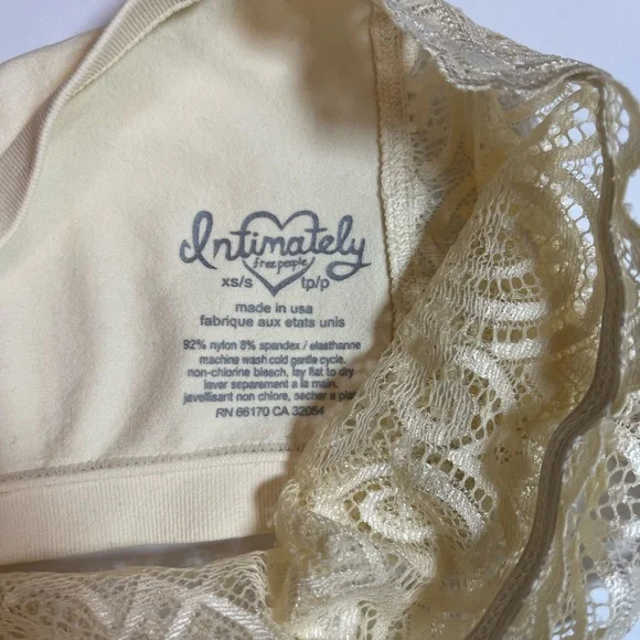 Free People NWOT Reversible Lace Bralette - Picture 6 of 6